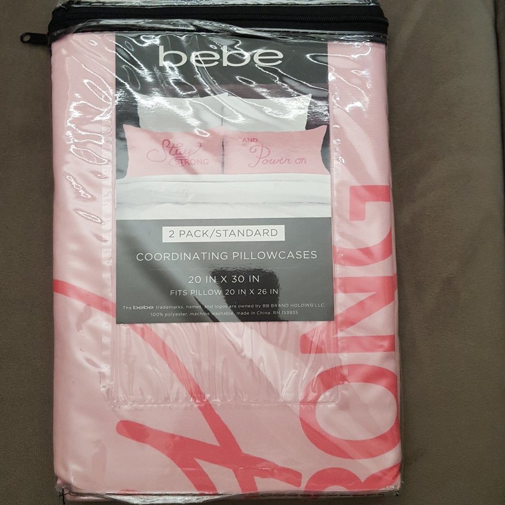 Bebe Standard size pillowcases
